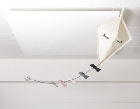 Roommate- Kite ceiling textile lamp/ lampa