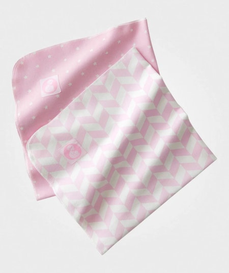 Kids Concept- Barnkammaren Flanellfiltar rosa/ filt