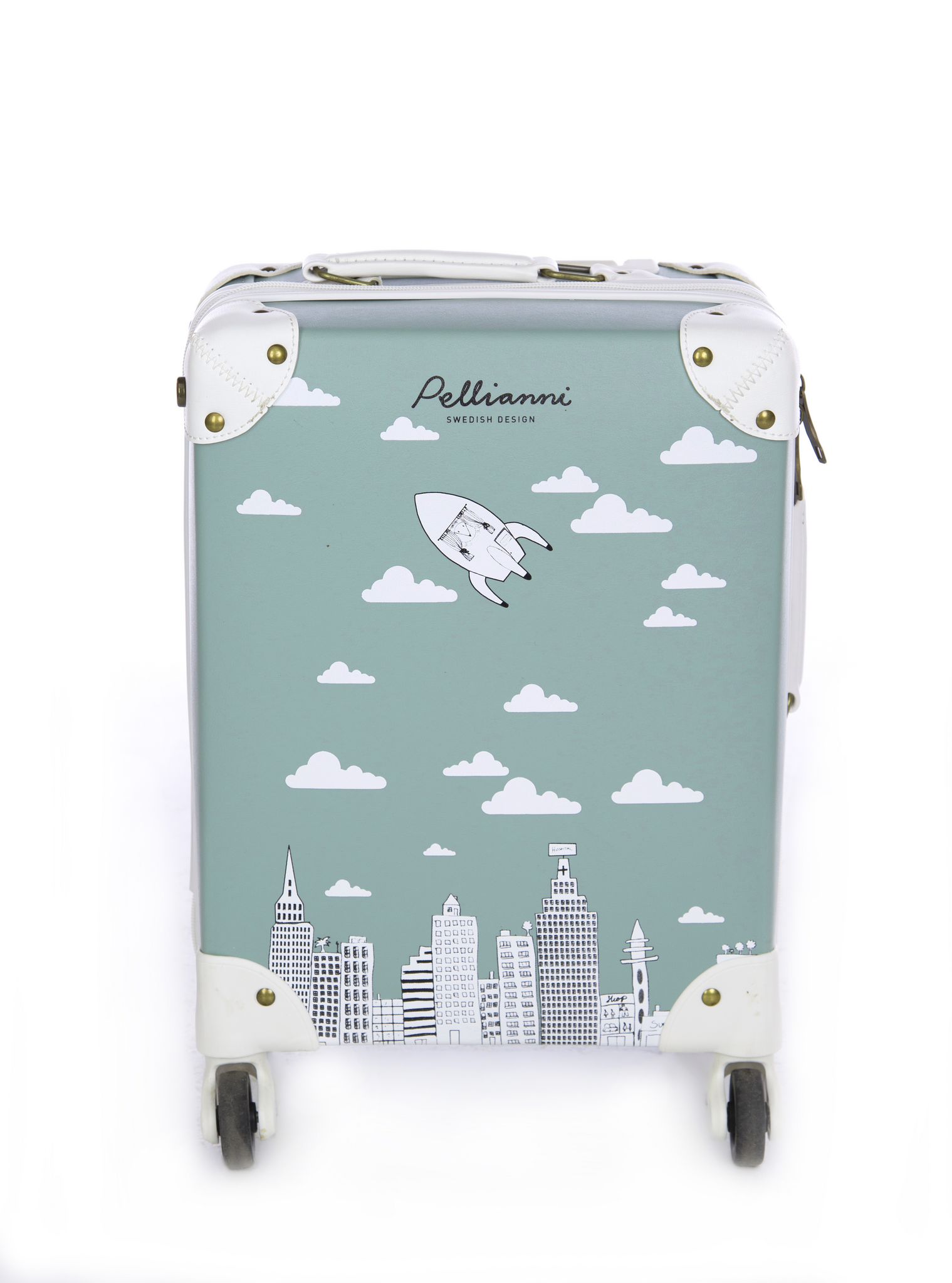 Pellianni- City Suitcase, aqua/ väskor