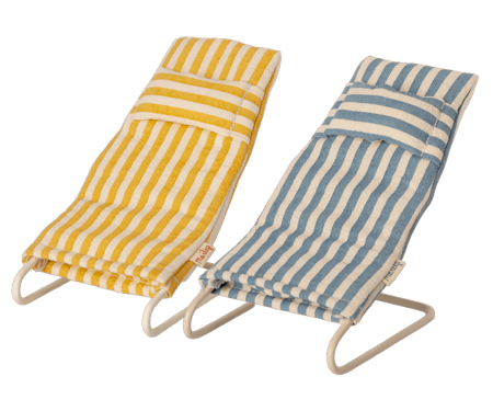 Maileg- Beach chair set till möss/ tillbehör