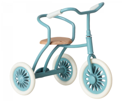 maileg- Abri à tricycle - Petrol blue/ tillbehör