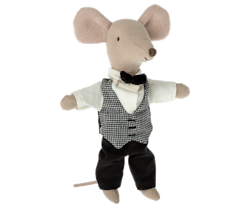Maileg- Waiter mouse/ möss