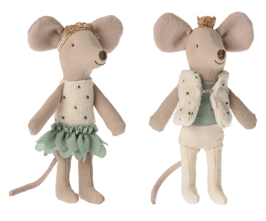 maileg- Royal twins mice, Little sister and brother inbox/ möss