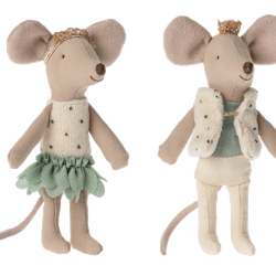 maileg- Royal twins mice, Little sister and brother inbox/ möss