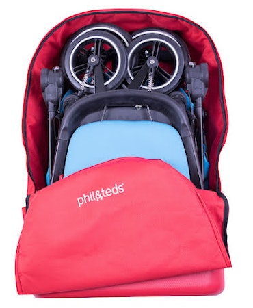 Phil & Teds Travel Bag, Röd
