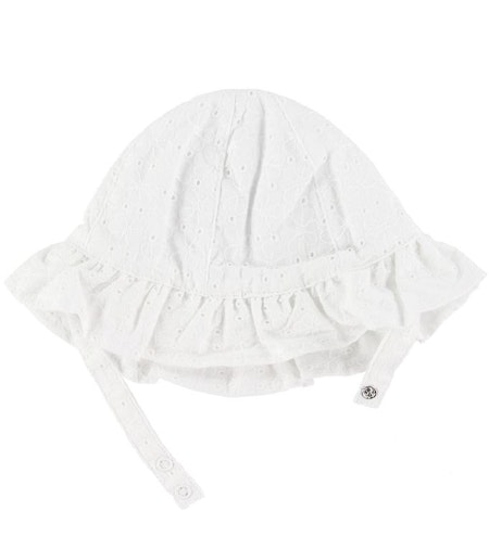Nordic Label- Solhatt  White Skye m. Hålmönster/solhatt