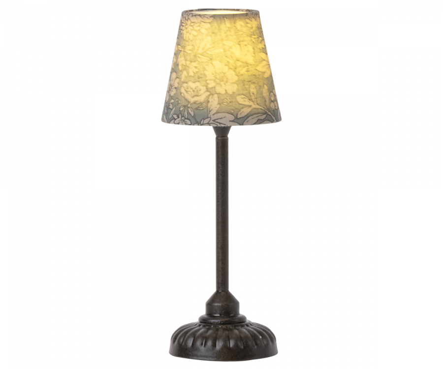 Maileg- Vintage floor lamp, Small - Antracite/ tillbehör