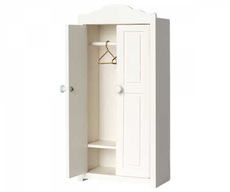 Maileg- Wooden closet, Mouse/ tillbehör aw24