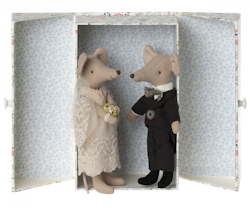 Maileg- Wedding mice couple in box/ möss