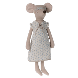 Maileg- Maxi mouse, Nightgown/ möss