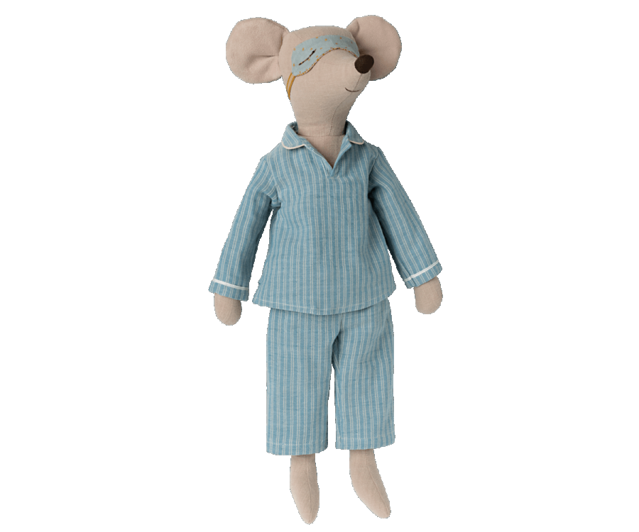 Maileg- Medium mouse, Pyjamas/ tillbehör