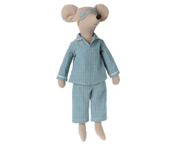 Maileg- Medium mouse, Pyjamas/ tillbehör