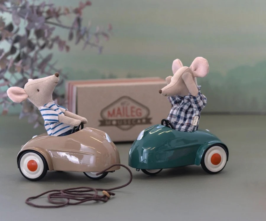 Maileg- Mouse car/ tillbehör