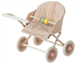 Maileg- Stroller, Baby mice/ tillbehör
