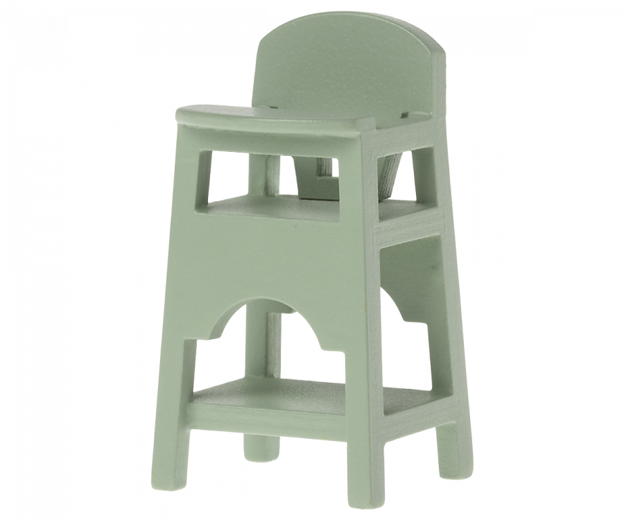 Maileg- High chair, Mouse/ tillbehör