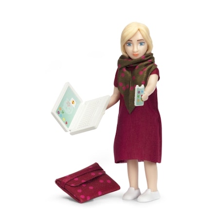 LUNDBY- Docka med dator/dockor