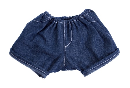 Rubens barn- Jeans shorts/tillbehör