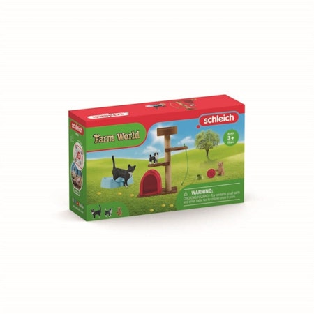 Schleich- Playtime for Cute Cats/djur