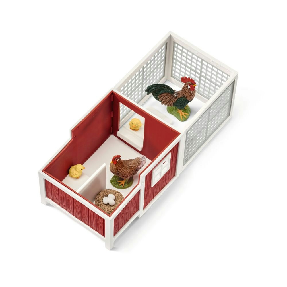 Schleich- Chicken coop/djur