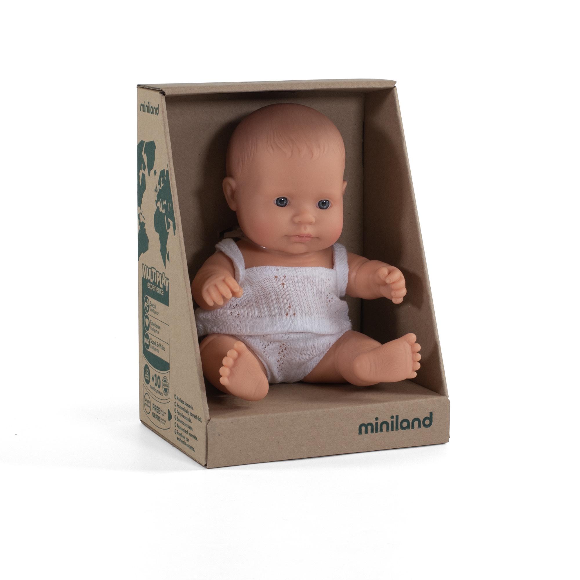 Miniland Baby Docka Cicci ( Doll Caucasian Girl 21 cm )