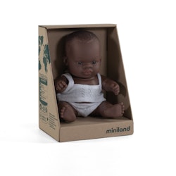 Miniland Baby Docka Bob ( Doll African Boy 21 cm )