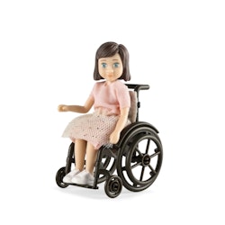 LUNDBY- Docka med rullstol /dockor