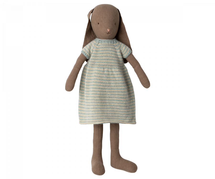 Maileg- Brow Knitted dress size/ Bunny