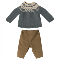 Maileg- Pants and knitted sweater, Size 5/ tillbehör