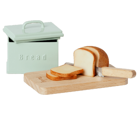 Maileg- Bread box w utensils/ tillbehör