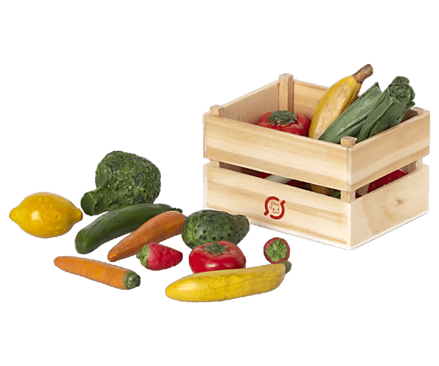 Maileg-Miniature veggies and fruits/ tillbehör