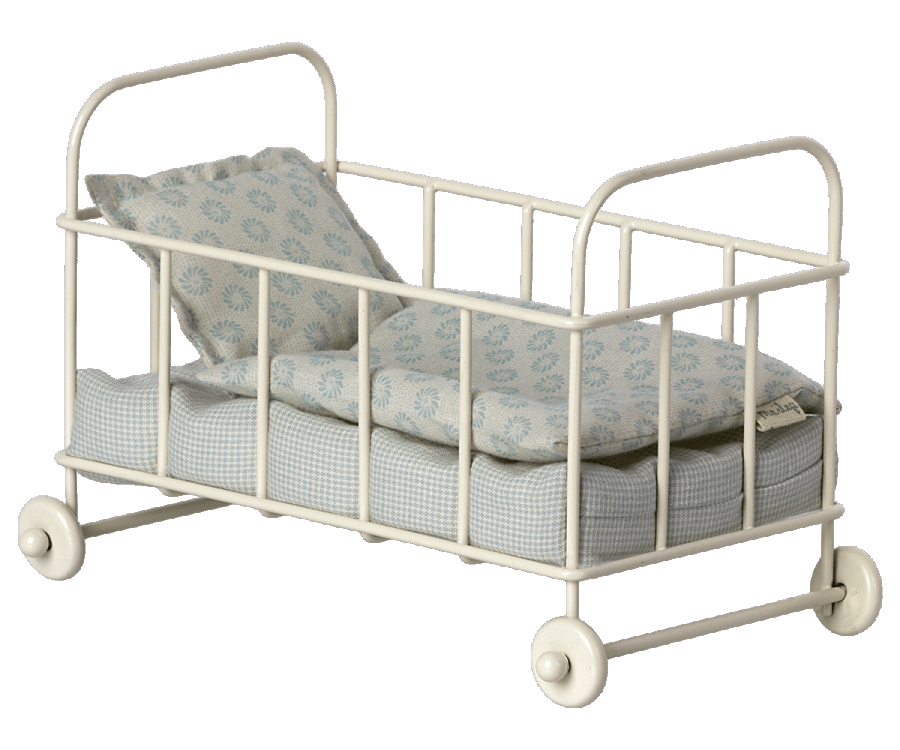 Maileg- Cot bed, Micro/ tillbehör