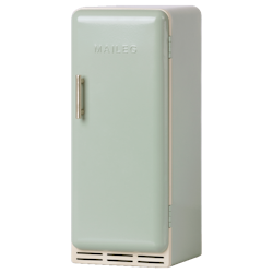 Maileg- Miniature fridge, Mint/ tillbehör