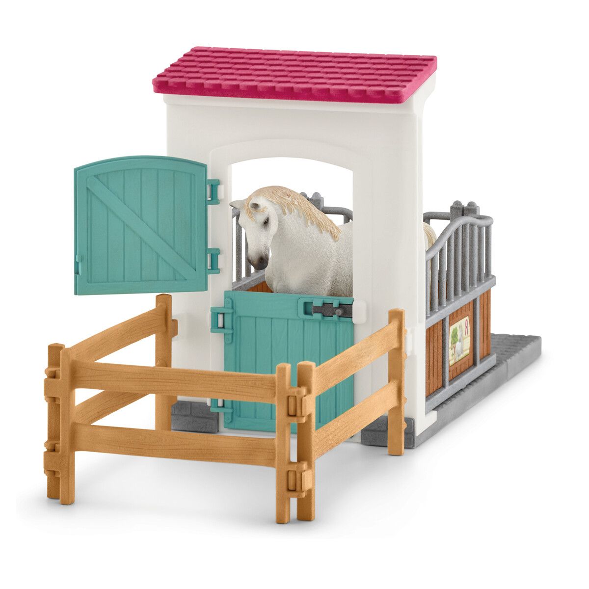 Schleich- Horse Stall Extension/ hästbox