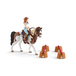 Schleich- Horse Club Hannas west ridindg set/. westernridning