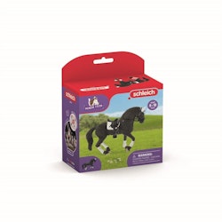 Schleich- Horse Club Frisian Stallion Riding/ Kallblod