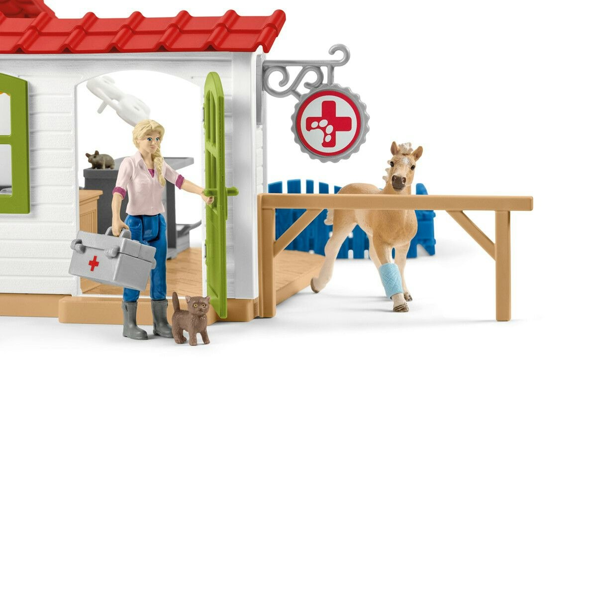 Schleich Farm World Veterinarian Practice with Pets/ veterinärpraktik