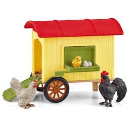 Schleich Farm World Mobile Chicken Coop/ Hönshus