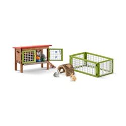 Schleich Farm World Rabbit Hutch/ kaninbur