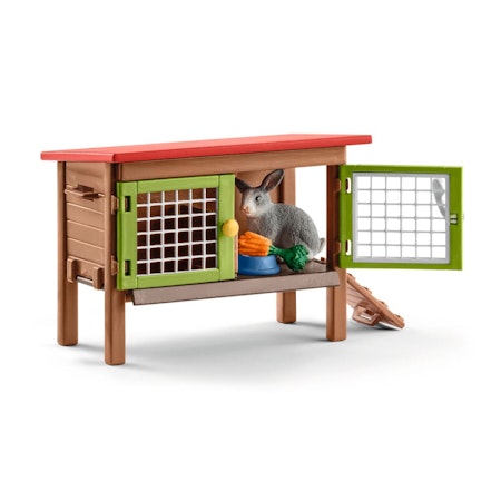 Schleich Farm World Rabbit Hutch/ kaninbur