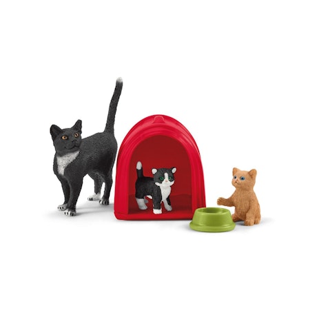 Schleich Farm World Playtime for Cute Cats / leksetet
