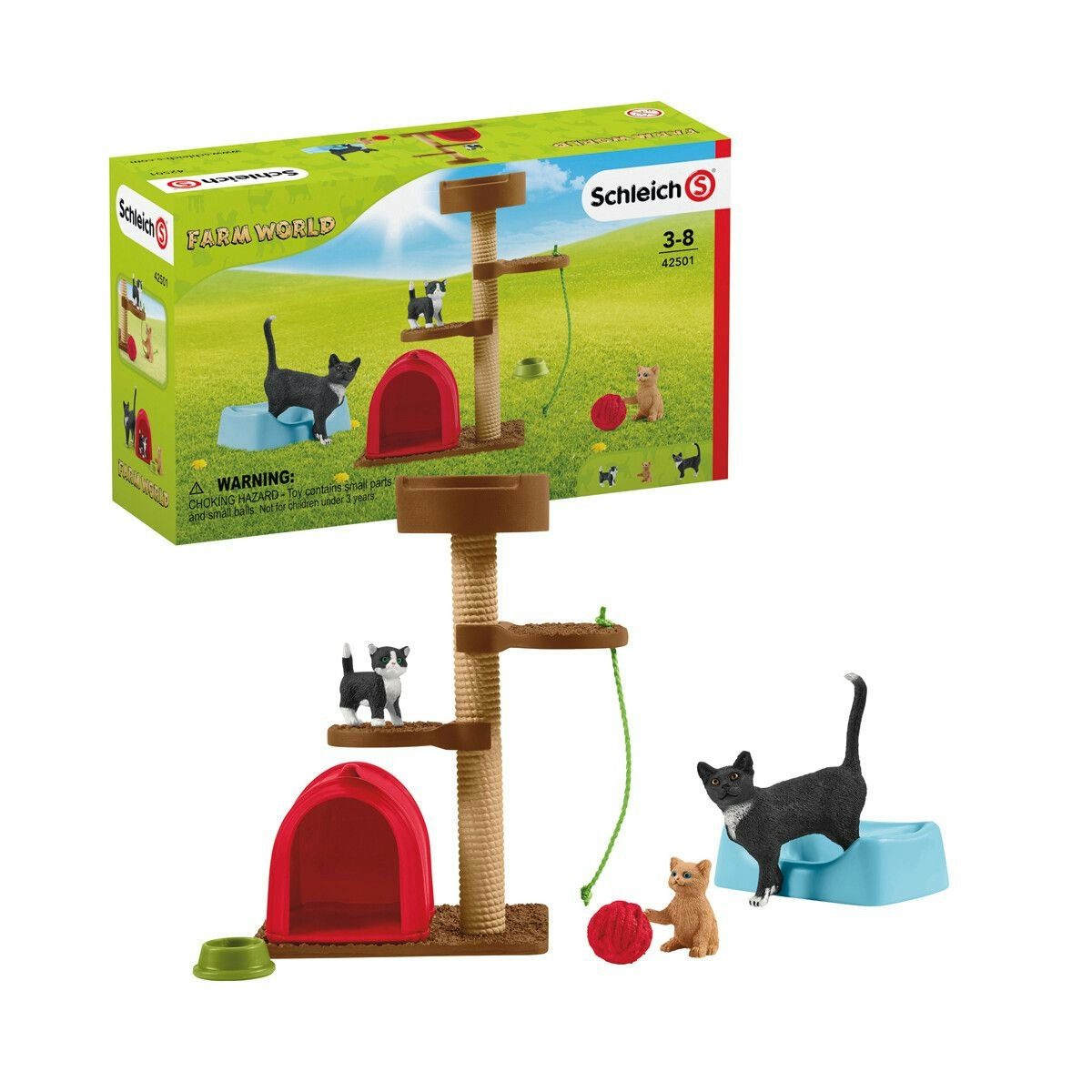 Schleich Farm World Playtime for Cute Cats / leksetet