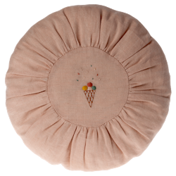 Maileg- Cushion, Round Rose / kudde