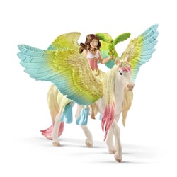 Schleich Fairy Surah with glitter Pegasus / enhörning