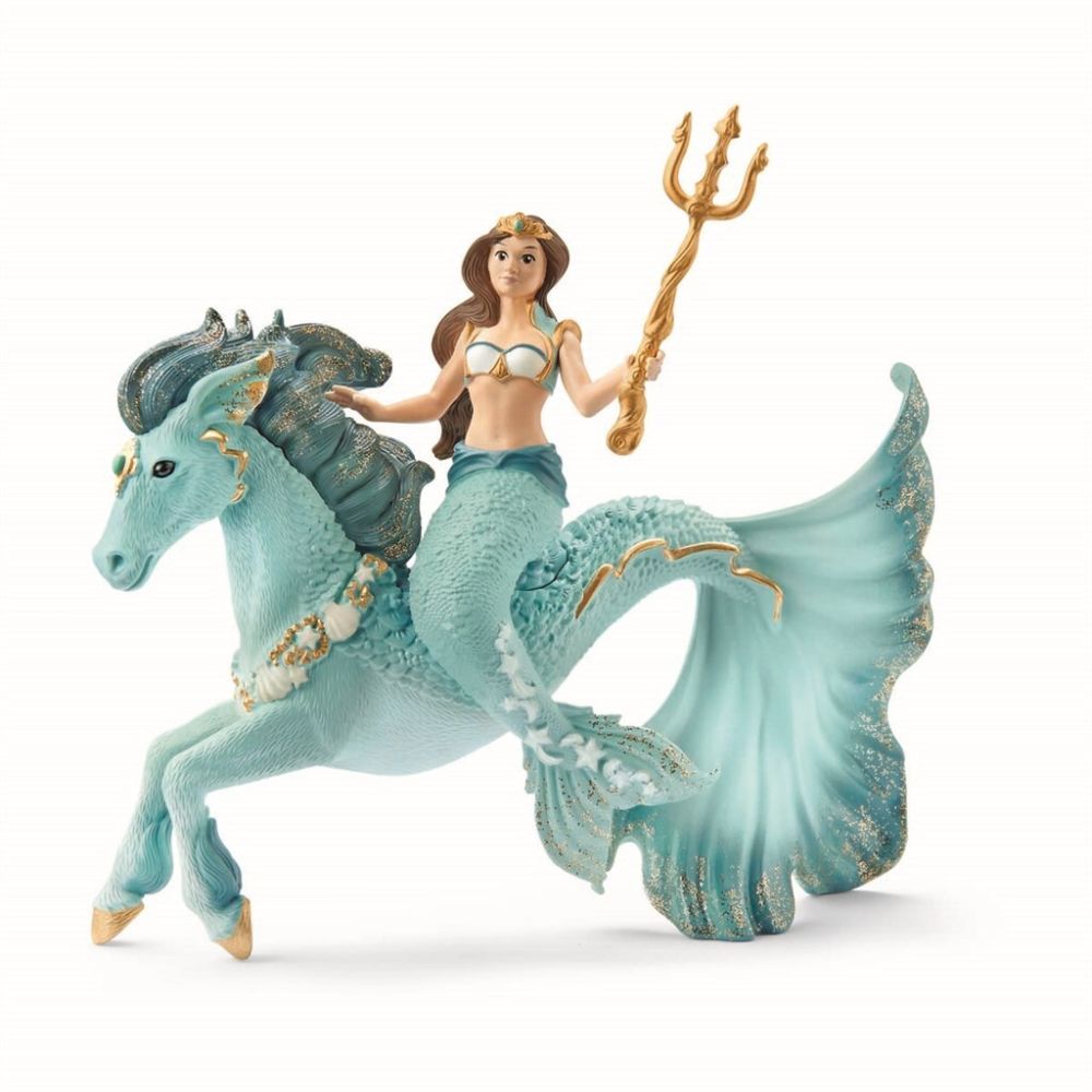 Schleich Mermaid Eyela on underwater unicorn / majestätiska Eyela
