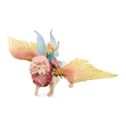 Schleich Fairy in Flight on Winged Lion / Lejon