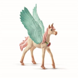 Schleich Decorated unicorn Pegasus, foal / Pegasus-fölet