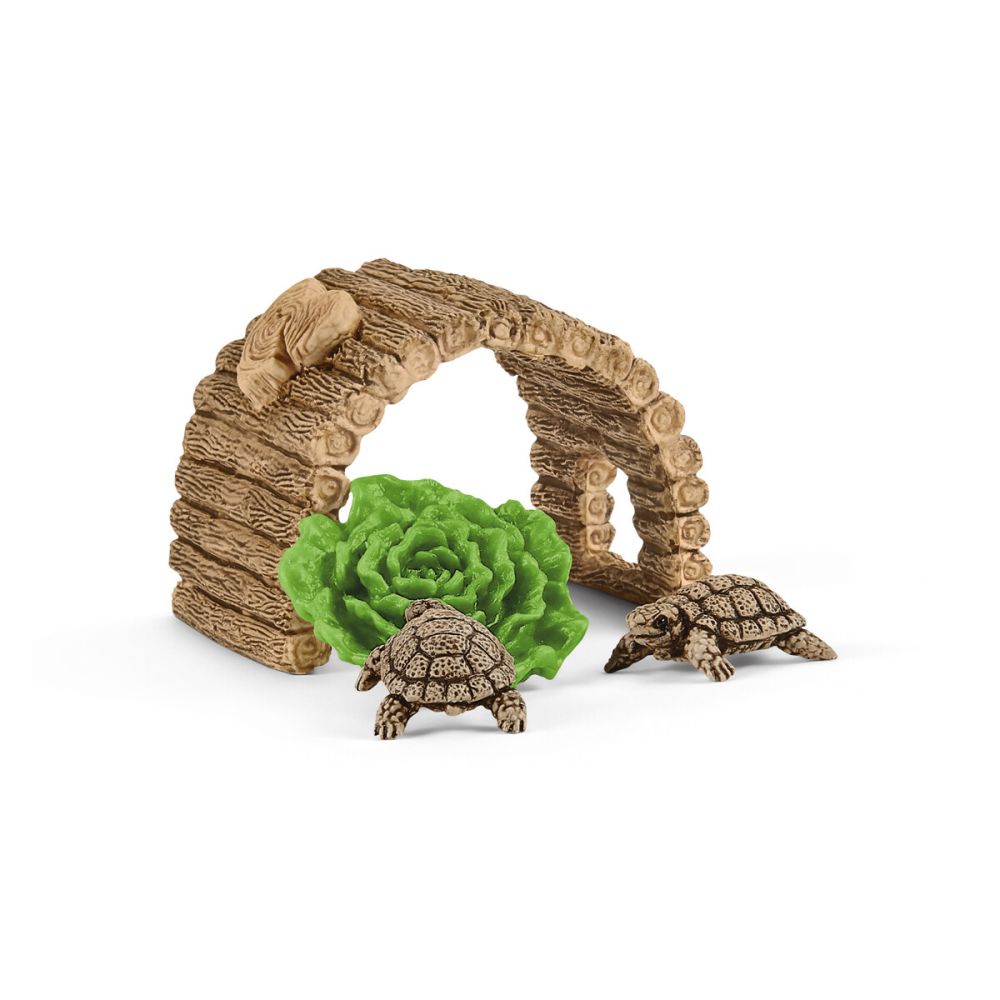 Schleich Wild Life Tortoise home/ Sköldpaddefamilj