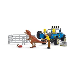 Schleich Off-road vehicle with dino outpost/ Fordon