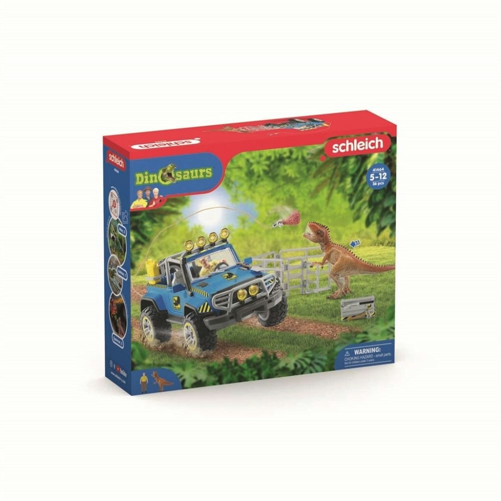 Schleich Off-road vehicle with dino outpost/ Fordon