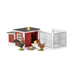 Schleich Farm World Chicken coop / Hönsgård